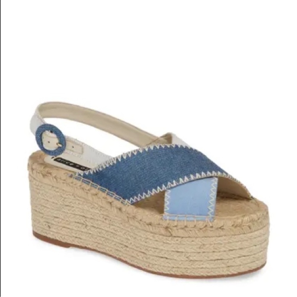 alice + olivia
Fayen Platform Espadrille Sandal